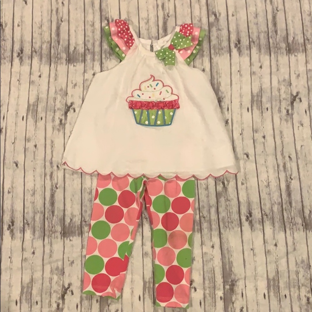 Rare Editions birthday outfit 12 mos EUC